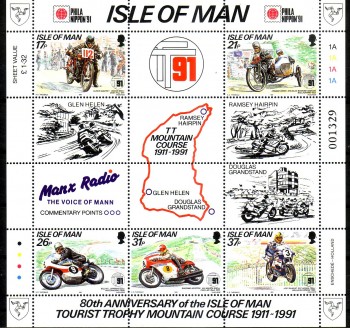 Isle of Man Michelnummer 468 - 472 Block 15 I postfrisch