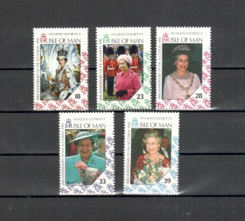 Isle of Man Michelnummer 492 - 496 postfrisch