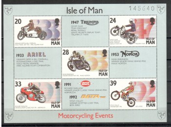 Isle of Man Michelnummer 550 - 554 Block 19 postfrisch