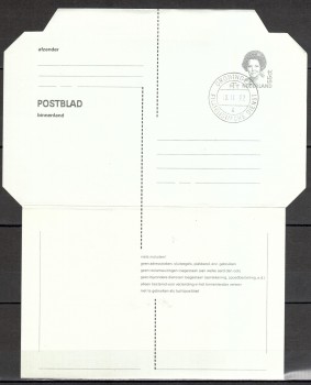 Niederlande Ganzsache intern: 2 Niederlande Ganzsache intern: 2