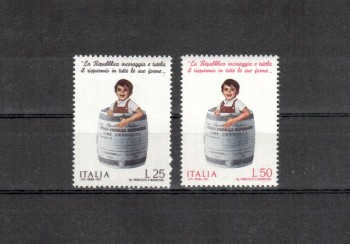 Italien Michelnummer 1347 - 1348 postfrisch Italien Michelnummer 1347 - 1348 postfrisch