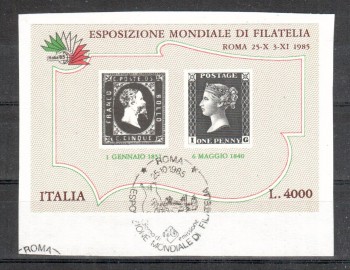 Italien Michelnummer 1953 Block 1 gestempelt  Italien Michelnummer 1953 Block 1 gestempelt