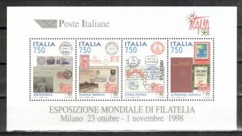 Italien Michelnummer 2483 - 2486 Block 16 postfrisch 