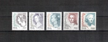 Italien Michelnummer 2579 - 2583 postfrisch Italien Michelnummer 2579 - 2583 postfrisch