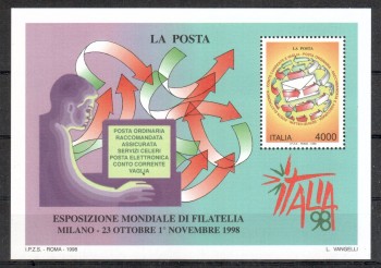 Italien Michelnummer 2609 Block 18 postfrisch 