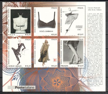 Italien Michelnummer 2862 - 2867 Block 30 postfrisch 