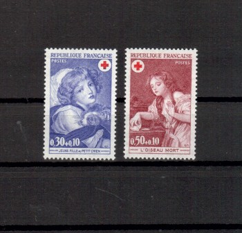 Kunst031 Frankreich Michelnummer 1777 - 1778 postfrisch