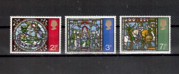 Kunst064 Grossbritannien Michelnummer 587 - 589 postfrisch