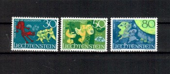 Kunst105 Liechtenstein Michelnummer 497 - 499 postfrisch Kunst105 Liechtenstein Michelnummer 497 - 499 postfrisch