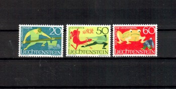 Kunst107 Liechtenstein Michelnummer 518 - 520 postfrisch Kunst107 Liechtenstein Michelnummer 518 - 520 postfrisch