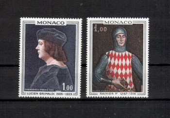 Kunst116 Monako Michelnummer 876 - 877 postfrisch