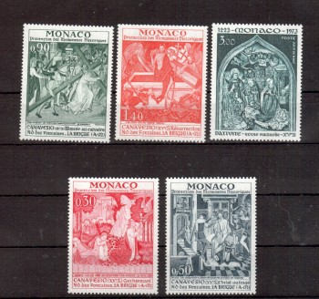 Kunst138 Monako Michelnummer 1061 - 1065 postfrisch