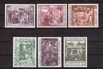 Kunst142 Monako Michelnummer 1089 - 1094 postfrisch