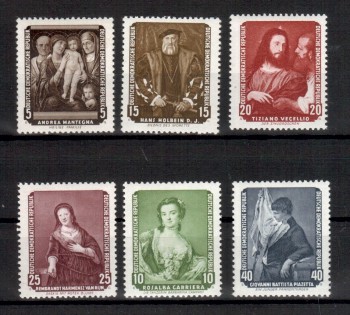 Kunst156 DDR Michelnummer 586 - 591 postfrisch Kunst156 DDR Michelnummer 586 - 591 postfrisch