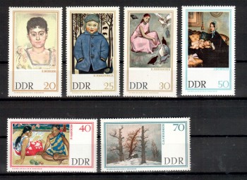 Kunst158 DDR Michelnummer 1162 - 1167 postfrisch Kunst158 DDR Michelnummer 1162 - 1167 postfrisch
