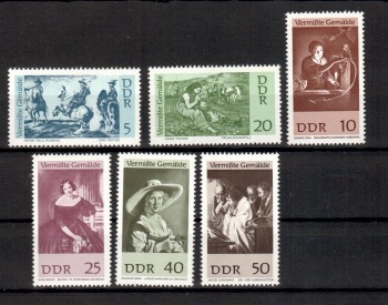 Kunst159 DDR Michelnummer 1286 - 1291 postfrisch Kunst159 DDR Michelnummer 1286 - 1291 postfrisch