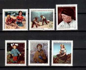Kunst161 DDR Michelnummer 1393 - 1398 postfrisch Kunst161 DDR Michelnummer 1393 - 1398 postfrisch