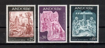 Kunst173 Andorra, frz.Michelnummer 204 - 206 postfrisch Kunst173 Andorra, frz.Michelnummer 204 - 206 postfrisch