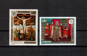 Kunst179 Andorra, frz.Michelnummer 264 - 265 postfrisch Kunst179 Andorra, frz.Michelnummer 264 - 265 postfrisch