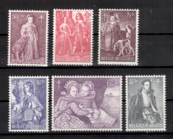 Kunst186 Belgien Michelnummer 1367 - 1372 postfrisch Kunst186 Belgien Michelnummer 1367 - 1372 postfrisch