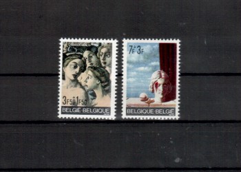 Kunst200 Belgien Michelnummer 1618 - 1619 postfrisch