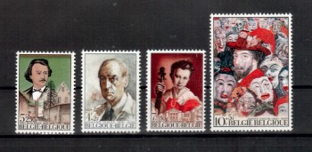 Kunst214 Belgien Michelnummer 1760 - 1763 postfrisch