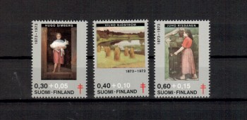 Kunst233 Finnland Michelnummer 730 - 732 postfrisch