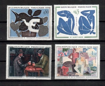 Kunst234 Frankreich Michelnummer 1372 - 1375 postfrisch