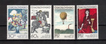 Kunst257 Tschechoslowakei Michelnummer 2117 - 2120 postfrisch