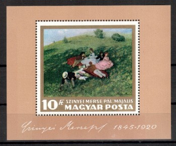 Kunst261 Ungarn Michelnummer Block 56 postfrisch