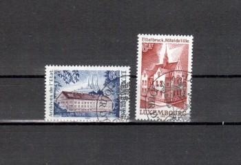 Luxemburg Michelnummer 1007 - 1008 gestempelt