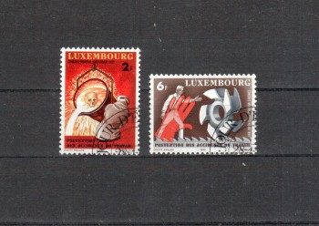 Luxemburg Michelnummer 1012 - 1013 gestempelt