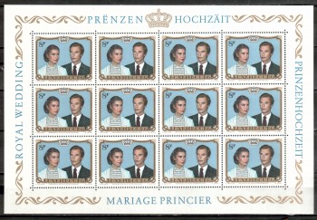 Luxemburg Michelnummer 1036 Kleinbogen postfrisch