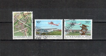 Luxemburg Michelnummer 1037 - 1039 gestempelt