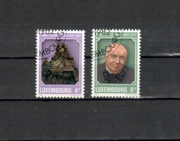 Luxemburg Michelnummer 1054 - 1055 gestempelt