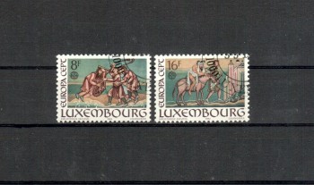 Luxemburg Michelnummer 1074 - 1075 gestempelt