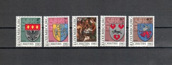 Luxemburg Michelnummer 1086 - 1090 postfrisch