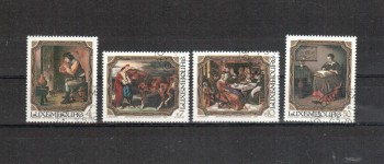 Luxemburg Michelnummer 1100 - 1103 gestempelt