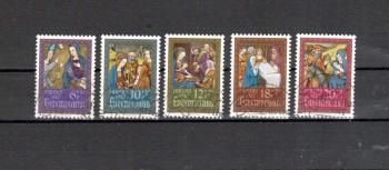 Luxemburg Michelnummer 1185 - 1189 gestempelt