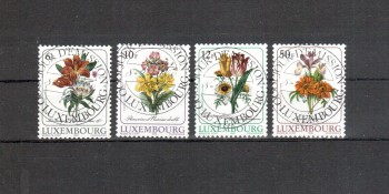 Luxemburg Michelnummer 1190 - 1193 gestempelt