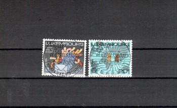 Luxemburg Michelnummer 1199 - 1200 gestempelt