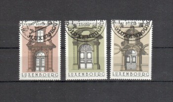 Luxemburg Michelnummer 1204 - 1206 gestempelt