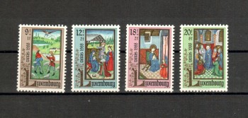 Luxemburg Michelnummer 1210 - 1213 postfrisch