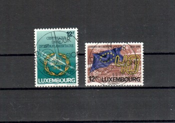 Luxemburg Michelnummer 1221 - 1222 gestempelt