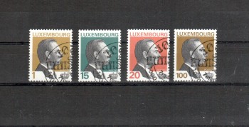 Luxemburg Michelnummer 1334 - 1337 gestempelt