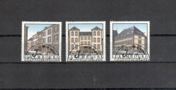 Luxemburg Michelnummer 1349 - 1351 gestempelt
