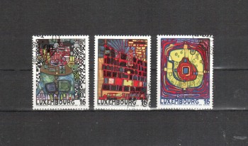 Luxemburg Michelnummer 1360 - 1362 gestempelt