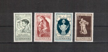Luxemburg Michelnummer 395 - 398 postfrisch Falz