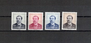 Luxemburg Michelnummer 474 - 477 postfrisch Luxemburg Michelnummer 474 - 477 postfrisch
