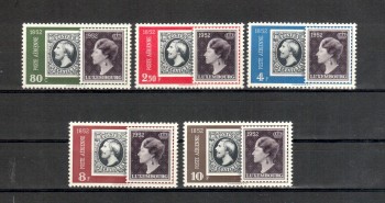 Luxemburg Michelnummer 490 - 494 postfrisch 